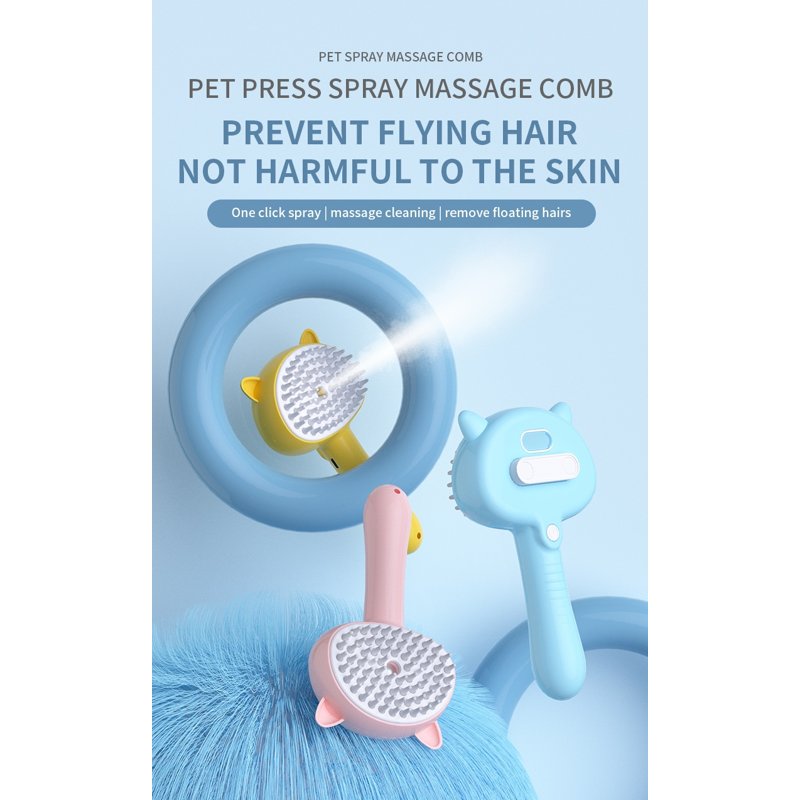 MistGlide Steam Grooming Brush